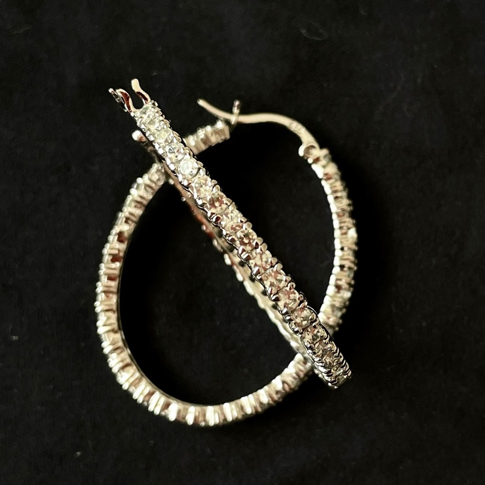 Silver hoop Earrings